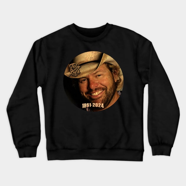 Toby Keith (15) Crewneck Sweatshirt by katroxdesignshopart444